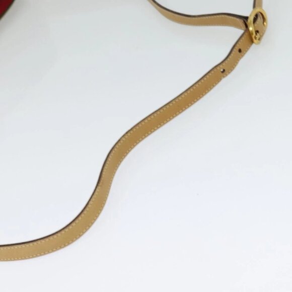 GUCCI Micro GG Supreme Web Sherry Line Bag PVC Beige Gold Auth gh497 - Picture 7 of 16